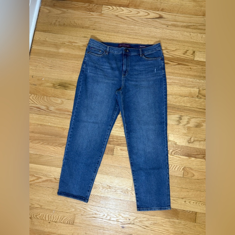 Gloria Vanderbilt Indigo Boyfriend Jeans